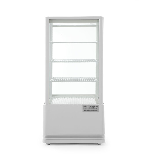 Vitrine réfrigérée 78 L, blanche, LED, dégivrage automatique | ARKTIC 233641
