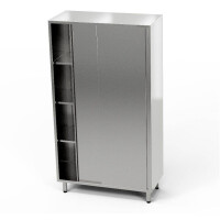 Armoire de stockage en acier inoxydable 120x60x200 cm | FORGAST