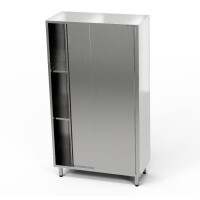 Armoire de stockage en acier inoxydable 120x50x180 cm | FORGAST