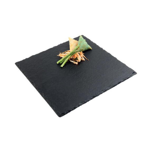 Assiette de présentation en ardoise SLATE 30x30 cm | APS 995
