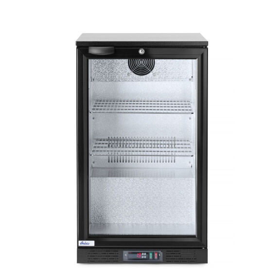 Réfrigérateur de bar pour boissons 118 l, aluminium, noir, 2-10°C | ARKTIC 233900