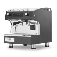 Machine à café semi-automatique, noire, 1,8 kW, 3 l, 1 groupe | VERONA 207598