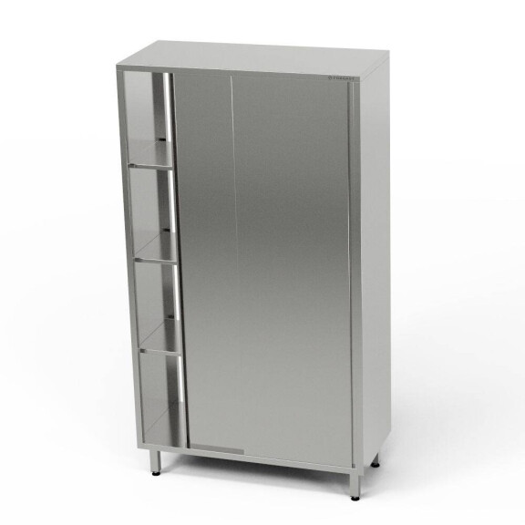 Armoire traversante en acier inoxydable 140x60x200 cm | FORGAST