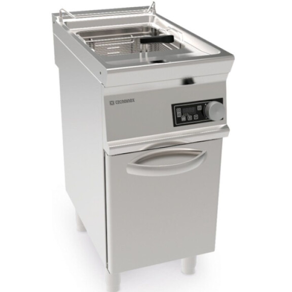 Friteuse électrique 1 cuve sur meuble - capacité 17 L | TECNOINOX 716128
