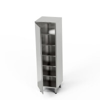 Armoire de stockage en acier inoxydable 60x60x200 cm | FORGAST