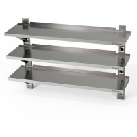 Étagère murale réglable triple 70x40x100 cm | FORGAST