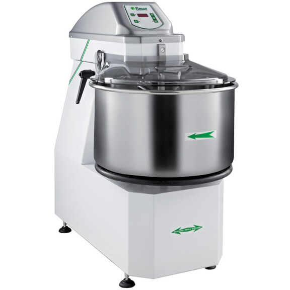 Mixeur à spirale avec cuve amovible 42 L, capacité 38 kg, 230 V | FIMAR 38SR