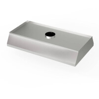 Hotte centrale en acier inoxydable 150x160 cm | FORGAST