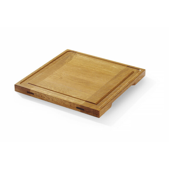 Planche de service en chêne, HENDI, 270x270x(H)20mm | HENDI 505472