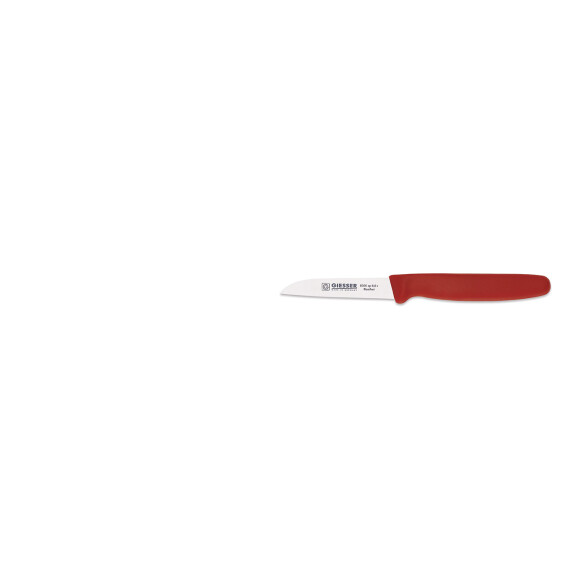 Couteau à légumes - 8 cm, rouge | GIESSER MESSER 8305 sp 8,0 r