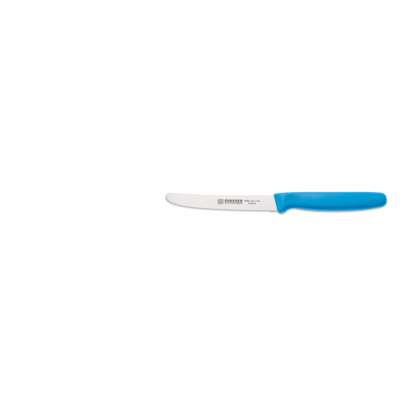 Couteau universel à bord ondulé - 11 cm, bleu clair | GIESSER MESSER 8365 wsp 11 hb