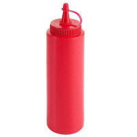 Distributeur de sauces rouge, 250 ml, 19 cm | CONTACTO 1460/252