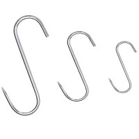 Crochets de boucher en acier inoxydable 100 mm | CONTACTO 485/100