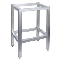 Socle pour billot de boucher, 50x40x77 cm, en acier inoxydable | CONTACTO 3642/504