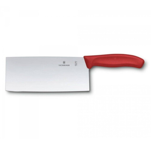 Couteau chinois de Chef Swiss Classic noir lg. lame 18 cm | VICTORINOX 6.8561.18G