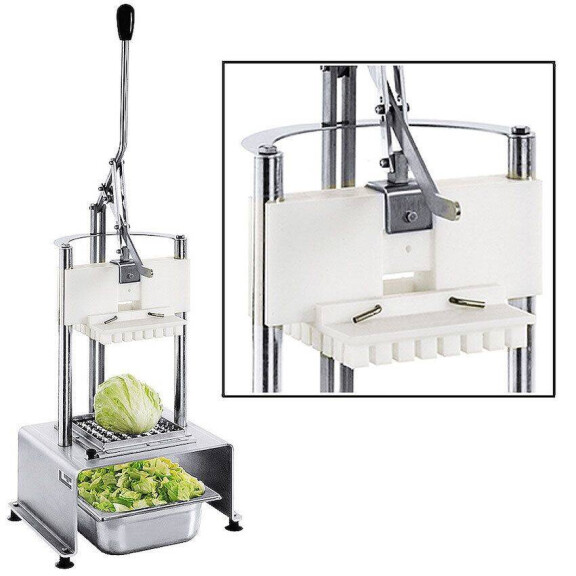Szatkownica manuelle pour salade, épaisseur de coupe 23 x 23 mm | CONTACTO 571/023