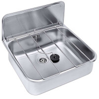 Lavabo en acier inoxydable 46x41x14 cm | CONTACTO 5000/490