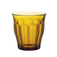 Verre PICARDIE AMBRE - 250 ml, 6 pièces | DURALEX 1027DB06D1111