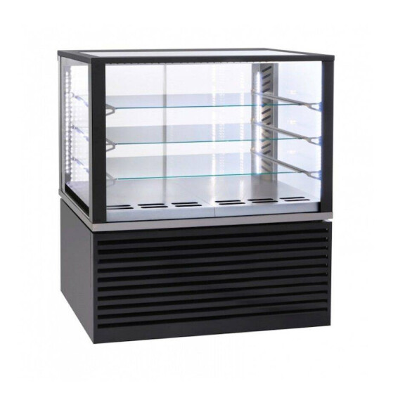 Vitrine réfrigérée d’exposition 500 l, refroidissement dynamique, éclairage LED, 0,43 kW, 230 V | ROLLER GRILL FSC 1200