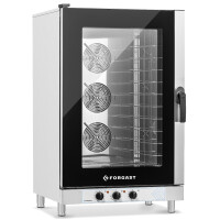 Four mixte à convection vapeur électrique 10 GN 1/1 ou 10 plaques 60x40 cm, 15,8 kW | FORGAST FG09520