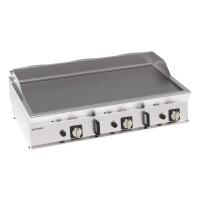 Plaque de grill à gaz lisse sur pied 120 cm | TECNOINOX 713154