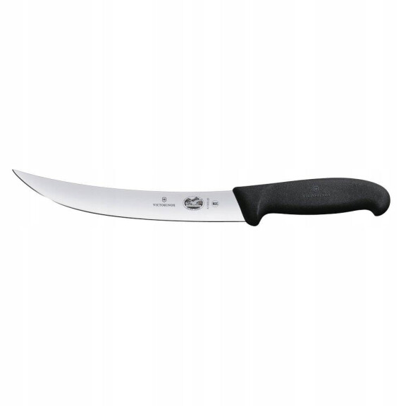 Couteau de boucher à lame lisse FIBROX - long. lame 20 cm | VICTORINOX 5.7203.20