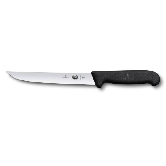 Couteau de cuisine pour viande FIBROX long. lame 18 cm | VICTORINOX 5.2803.18