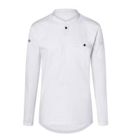 Chemise de cuisine Performance manche longue blanche | KARLOWSKY TM 6-3