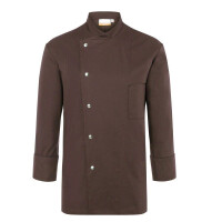 Veste de cuisine homme Lars brun clair | KARLOWSKY JM 14-28