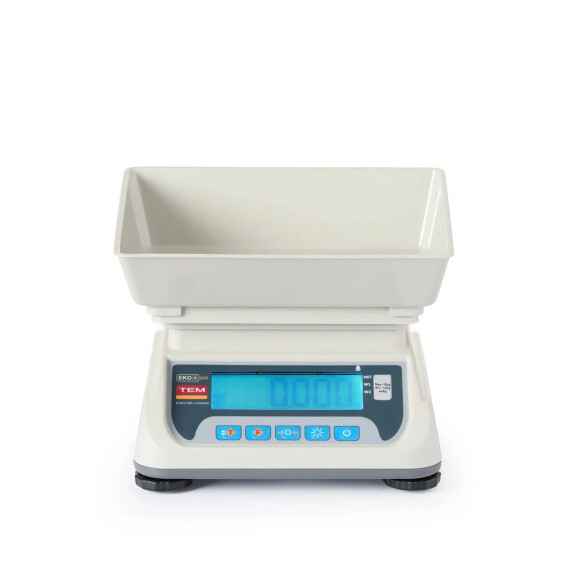 Balance de cuisine LCD homologuée, série ECO+ | TEM TEKO+LCD15T-P1