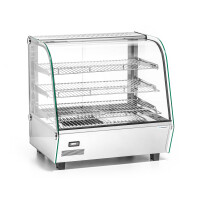 Vitrine d’exposition chauffante vitrée 120 l, 1,1 kW | FORGAST FG09642