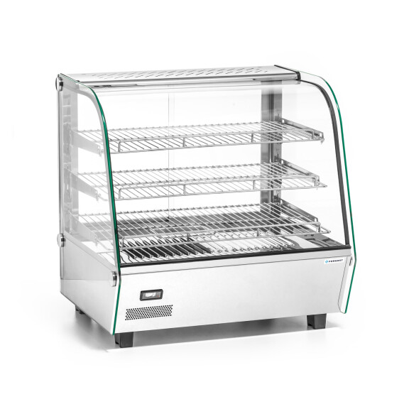 Vitrine d’exposition chauffante vitrée 120 l, 1,1 kW | FORGAST FG09642