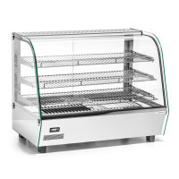 Vitrine d’exposition chauffante vitrée 160 l, 1,5 kW | FORGAST FG09656