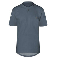 Chemise de cuisine Performance manches courtes anthracite | KARLOWSKY TM 5-5