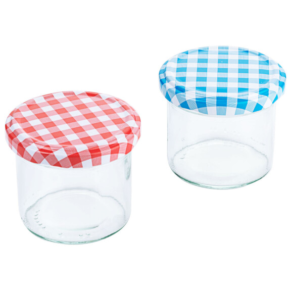 Bocaux avec couvercle 120 ml, lot de 12 pièces, hauteur 5,5 cm | CONTACTO 2705/120