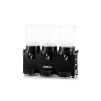 Refroidisseur de boissons, distributeur de boissons 3 x 10 L Panoramic | SAMIXIR MMM30.AB_R290