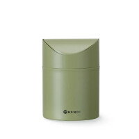 Poubelle de table avec couvercle basculant, 1,2 L, vert Ø 12 x H 16,5 cm | HENDI 440780