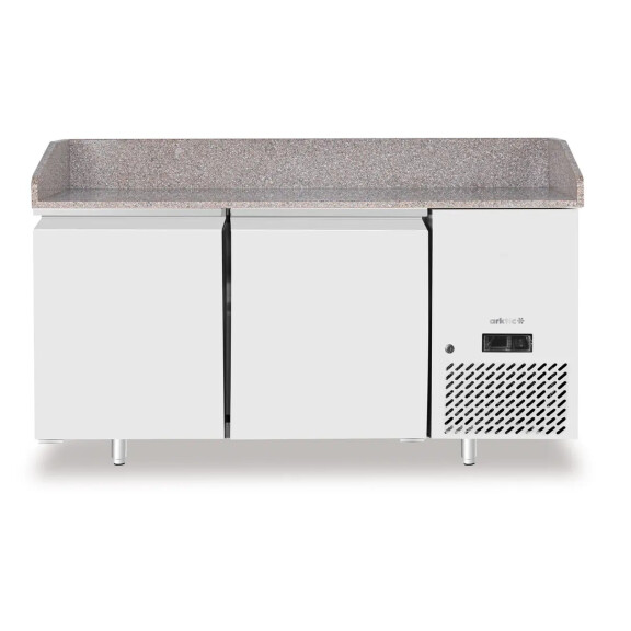 Table réfrigérée pour pizza, 2 portes, 250 l, 151x80x87.5 cm | ARKTIC 220245