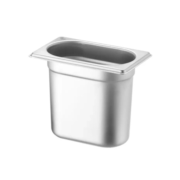 Récipient GN 1/9 prof. 15 cm en acier inoxydable BUDGET LINE | HENDI 800744