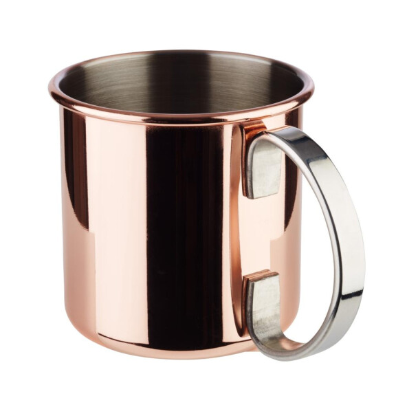 Tasse pour MOSCOW MULE, couleur cuivre, brillant, diamètre 9 cm, 450 ml | APS 93310