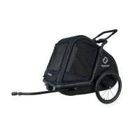 Hamax - Przyczepka rowerowa dla psa - Pluto L do 45 kg - Blue / Black
