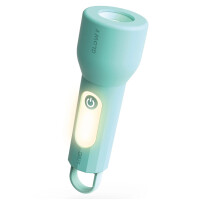 MOB Glowy latarka silikonowa dziecięca 1200mAh USB / niebieska