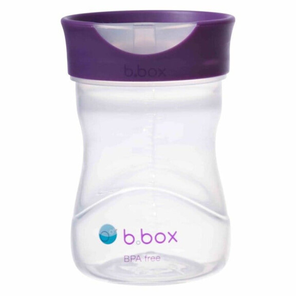 B.box kubek treningowy do nauki picia 240 ml / Winogronowy