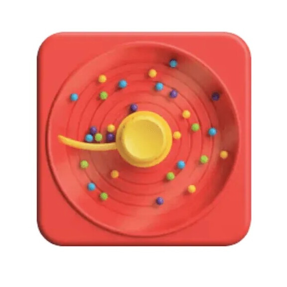Fat Brain Toy PlayTab Sensoryczny Kwadrat Zmiatacz Kulek 12M+