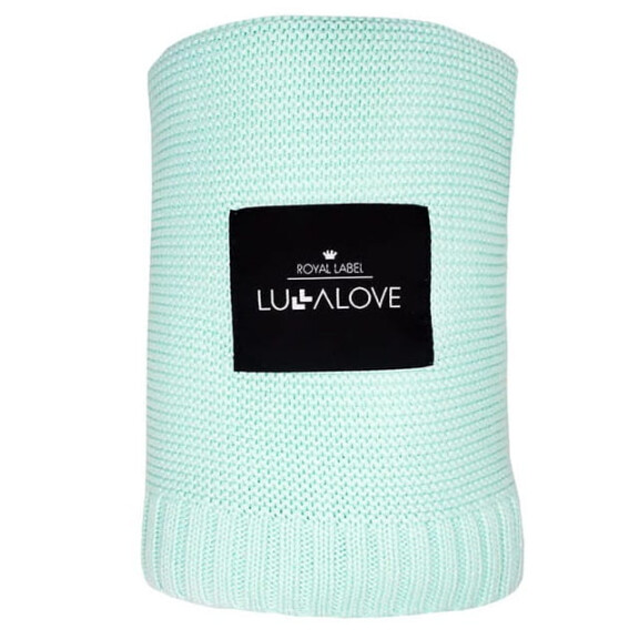 Lullalove koc bambusowy 80x100 cm kocyk dziecięcy/ Mint