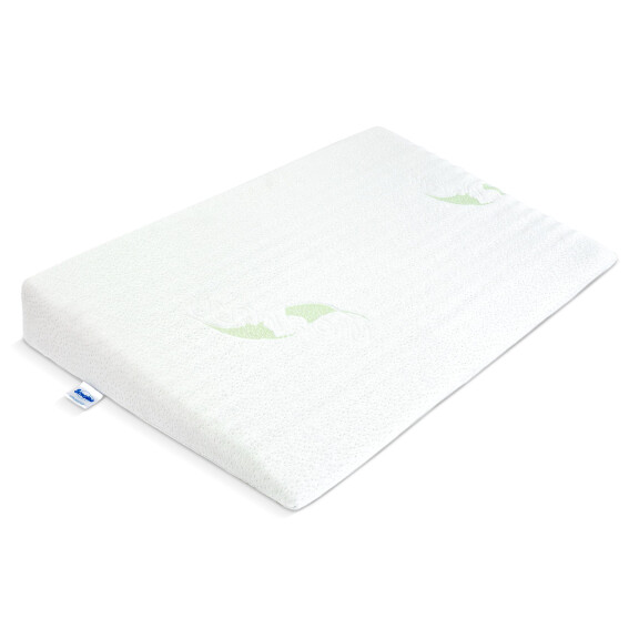 Sensillo Poduszka klin do łóżeczka LUXE ALOE VERA – 38x60cm