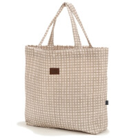 La Millou Torba Shopper Bag uniwersalna torba na ramię / Beige Vichy
