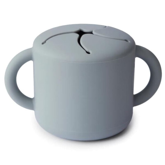 Mushie - Kubek niewysypek na przekąski SNACK CUP stone