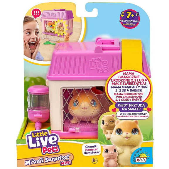 Little Live Pets Mama surprise mini chomiczek Cobi 5+