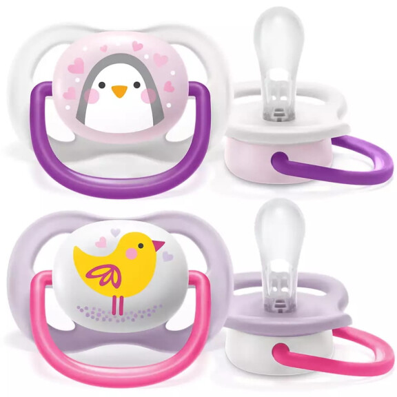 AVENT ULTRA AIR SMOCZEK SILIKONOWY ORTODONTYCZNY 2 szt. 0M+